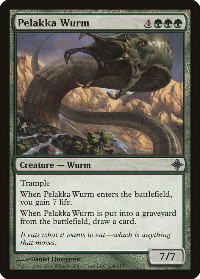 Pelakka Wurm - carta Magic The Gathering