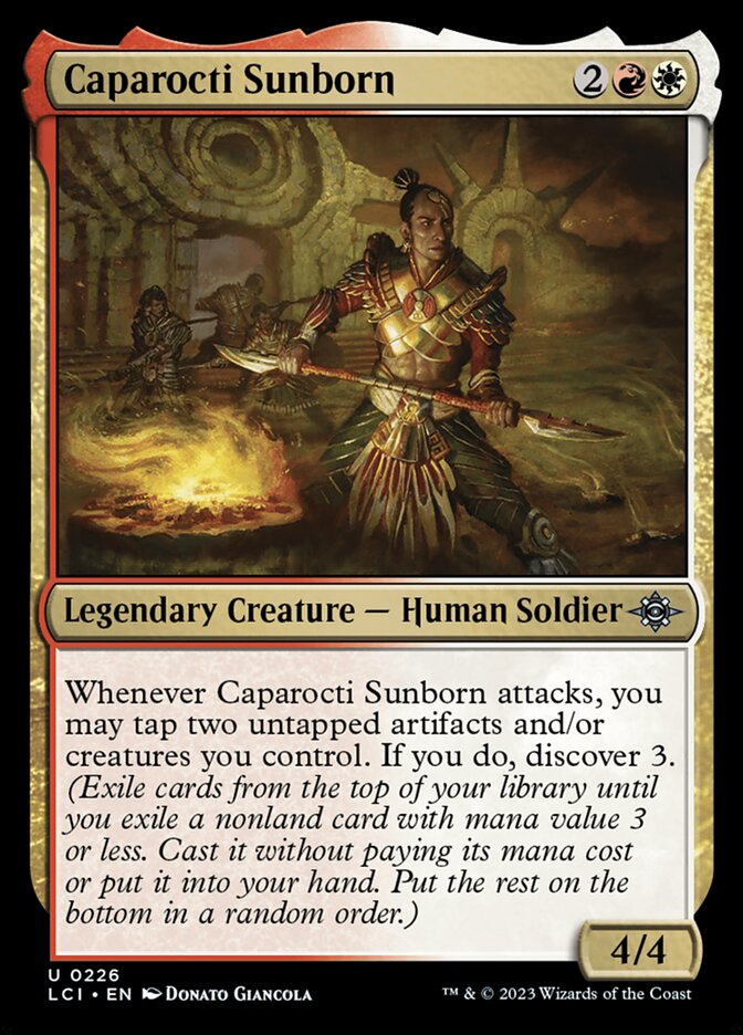 Caparocti Sunborn - carta Magic The Gathering