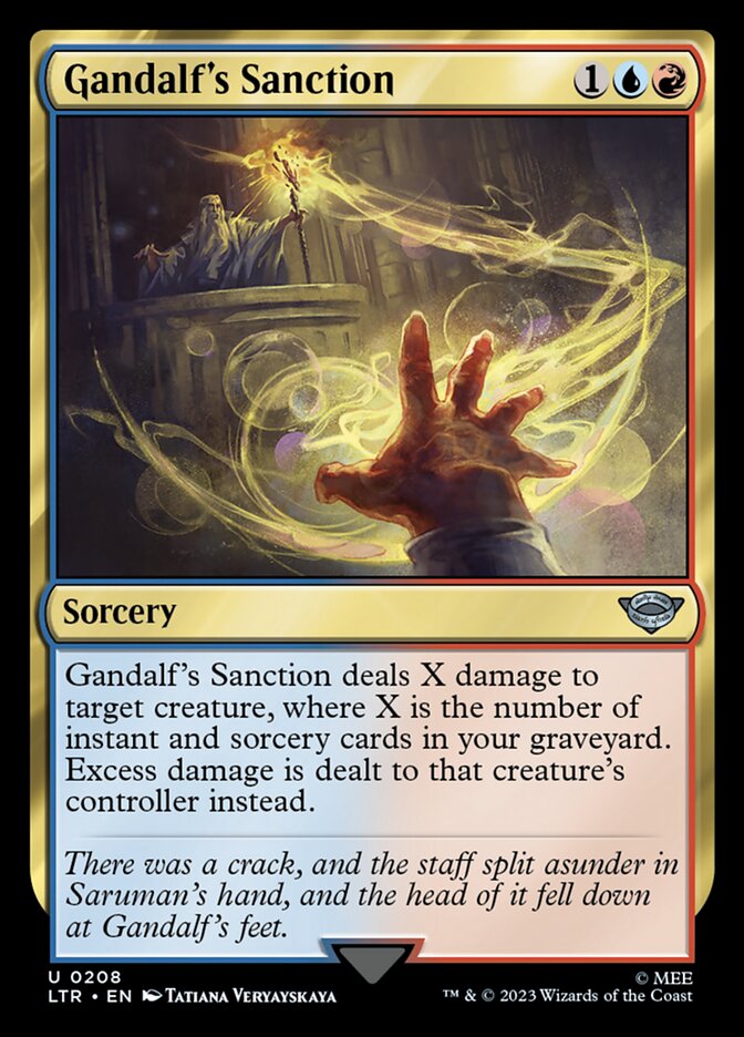 Gandalf's Sanction - carta Magic The Gathering