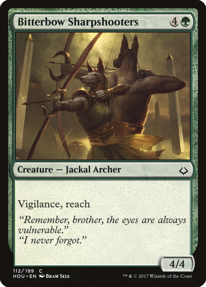 Bitterbow Sharpshooters - carta Magic The Gathering