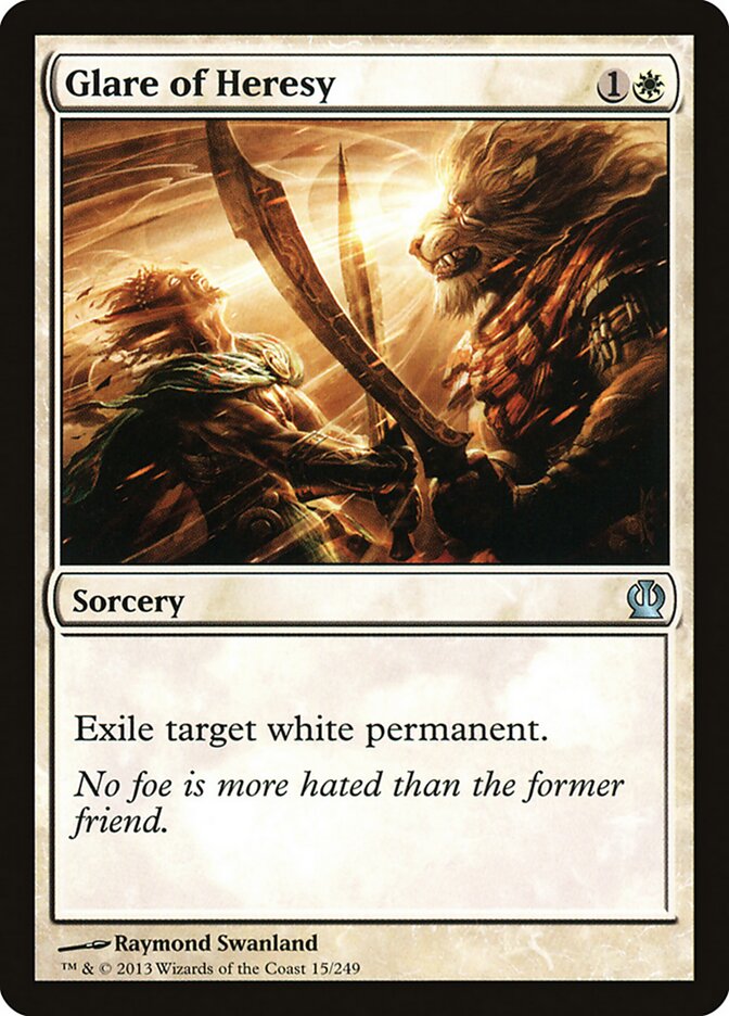 Glare of Heresy - carta Magic The Gathering