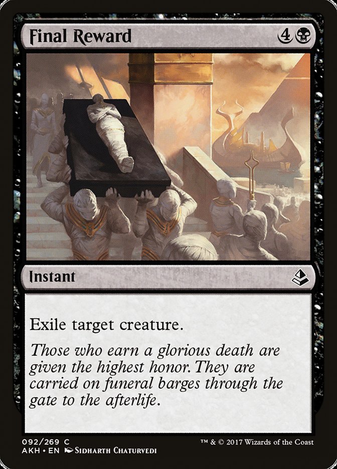 Final Reward - carta Magic The Gathering