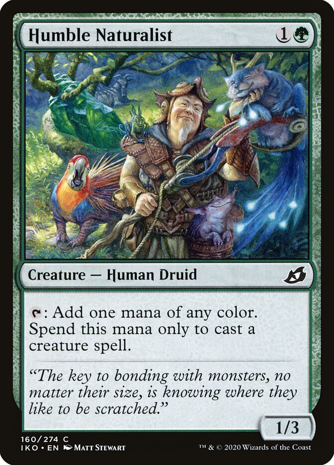 Humble Naturalist - carta Magic The Gathering