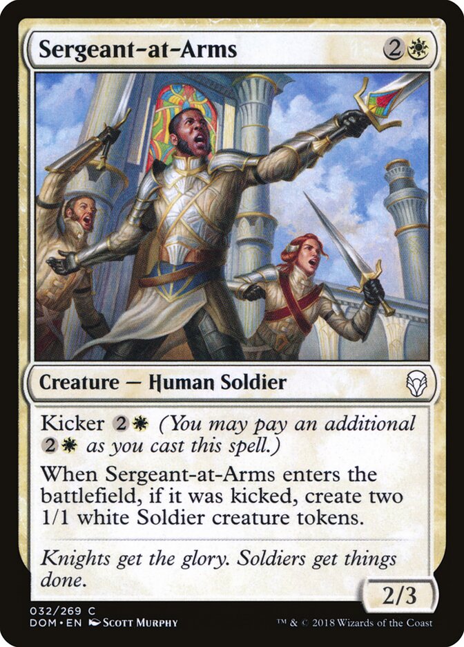 Sergeant-at-Arms - carta Magic The Gathering