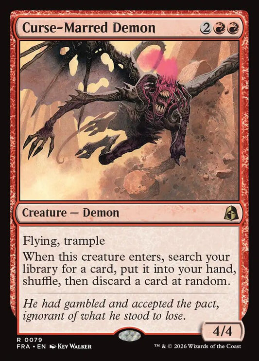 Curse-Marred Demon - carta Magic The Gathering
