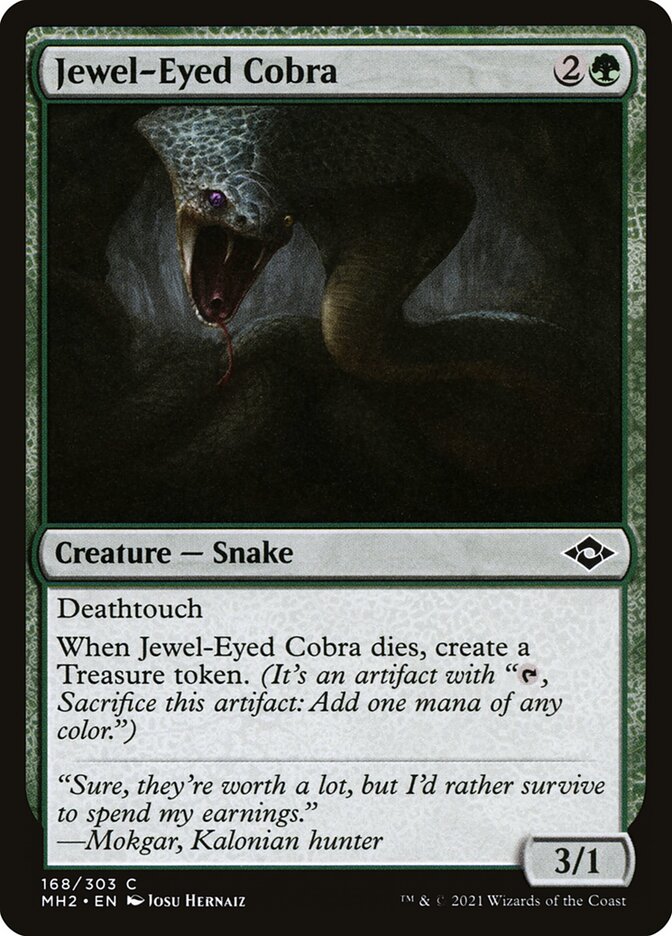 Jewel-Eyed Cobra - carta Magic The Gathering