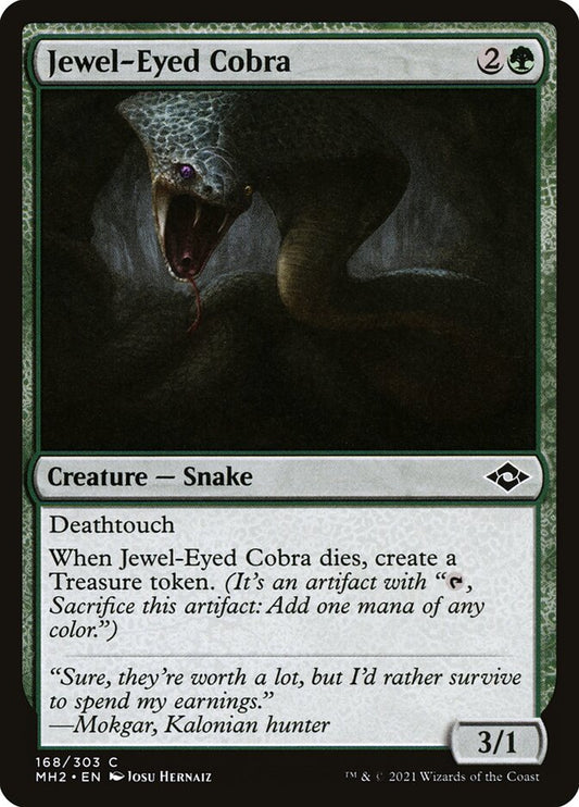 Jewel-Eyed Cobra - carta Magic The Gathering