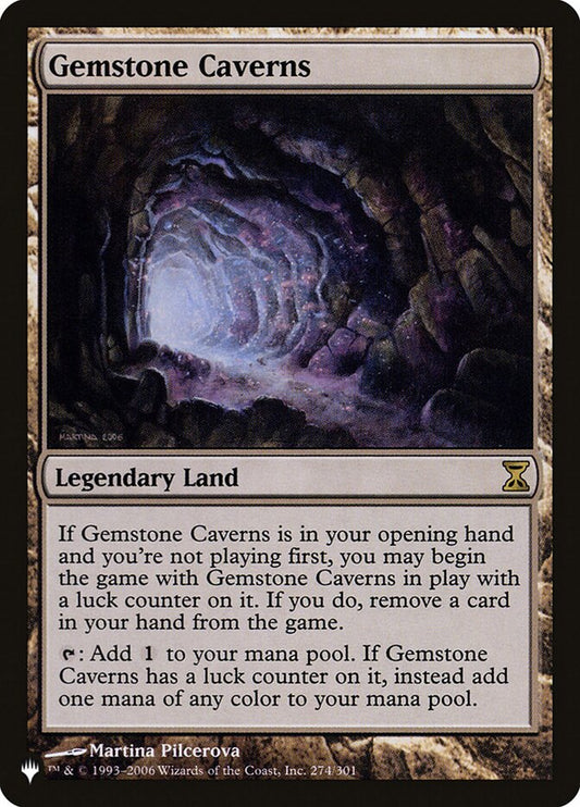 Gemstone Caverns - carta Magic The Gathering