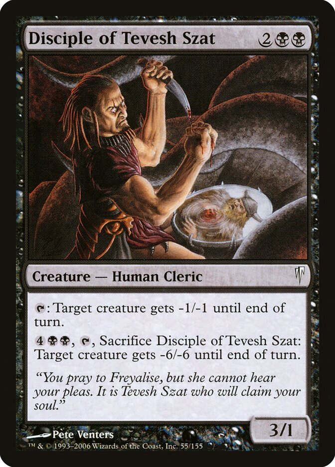 Disciple of Tevesh Szat - carta Magic The Gathering