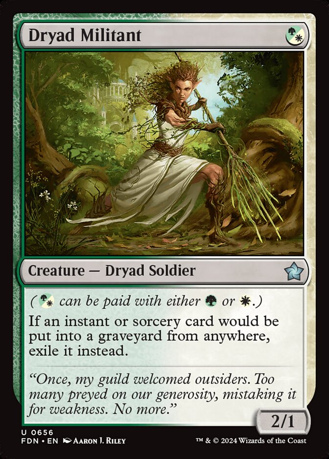Dryad Militant - carta Magic The Gathering