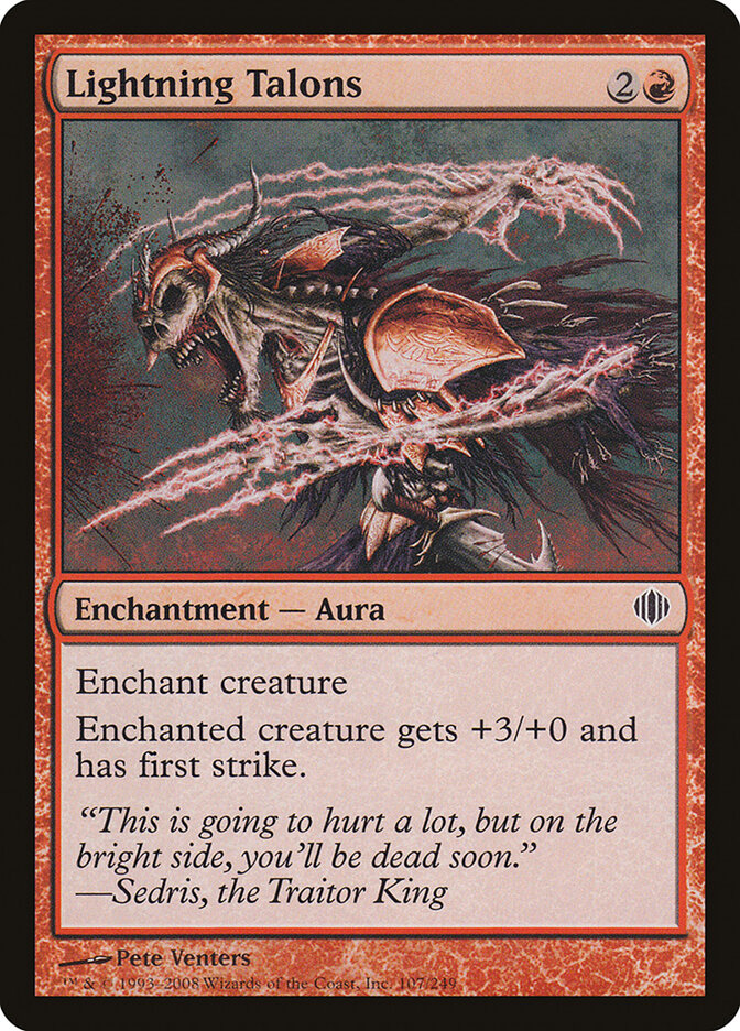 Lightning Talons - carta Magic The Gathering