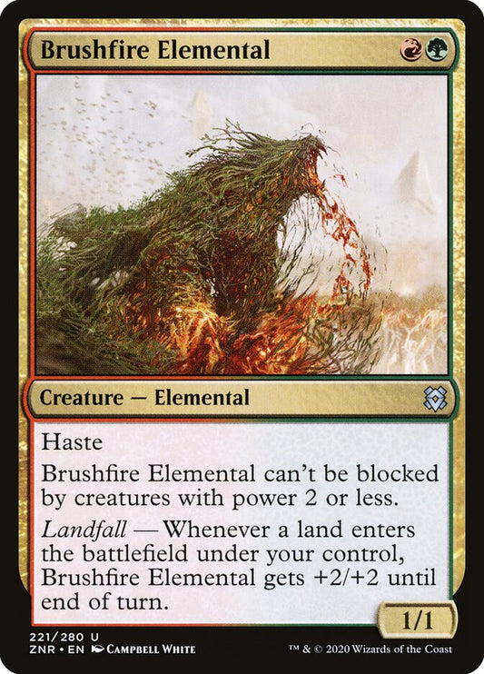 Brushfire Elemental - carta Magic The Gathering