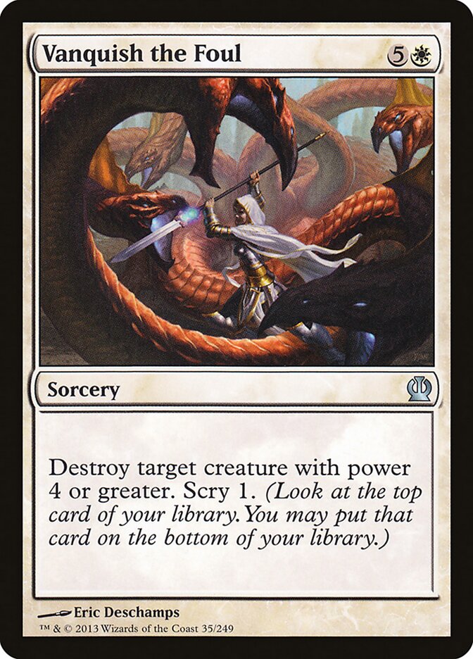 Vanquish the Foul - carta Magic The Gathering