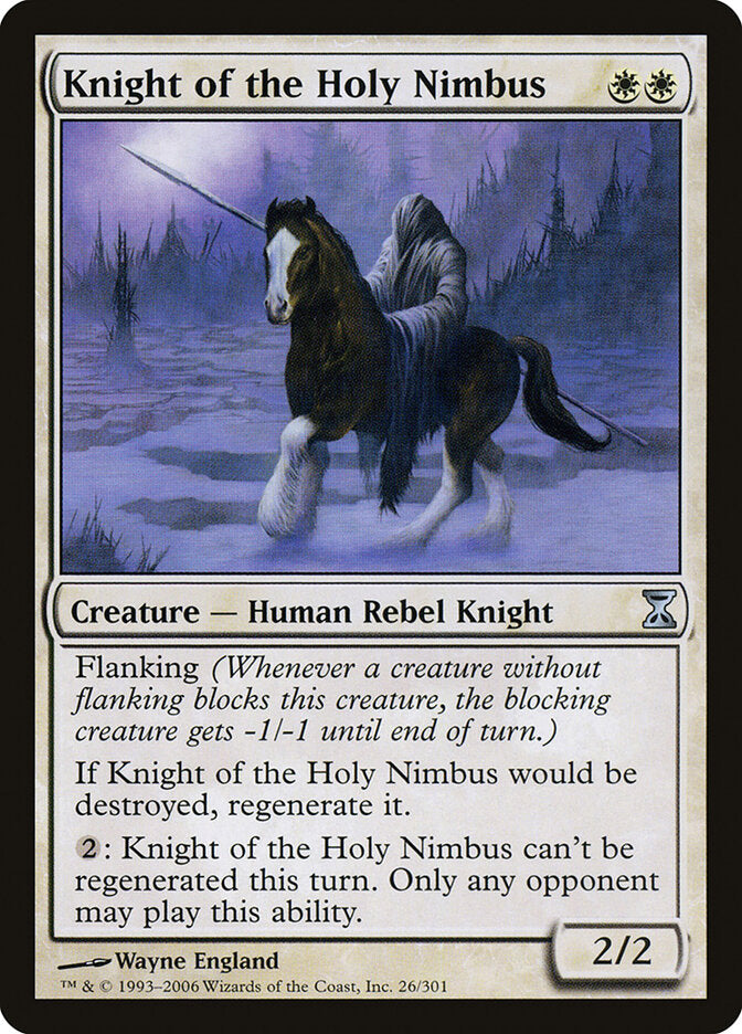 Knight of the Holy Nimbus - carta Magic The Gathering