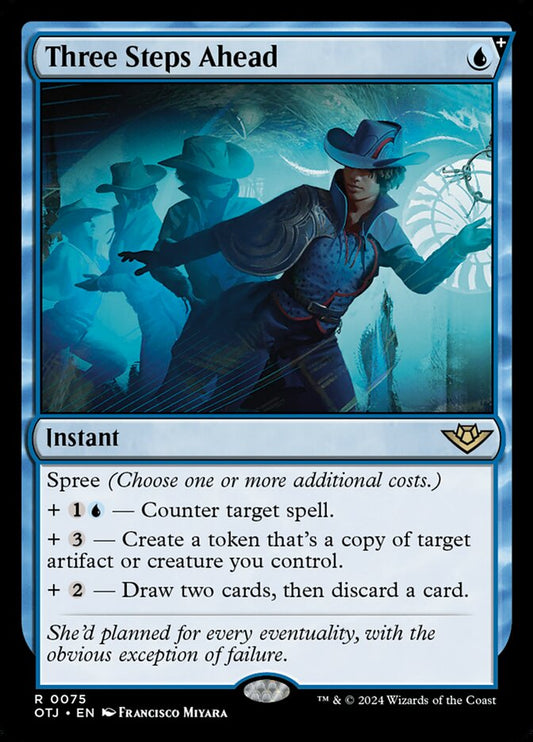 Three Steps Ahead - carta Magic The Gathering