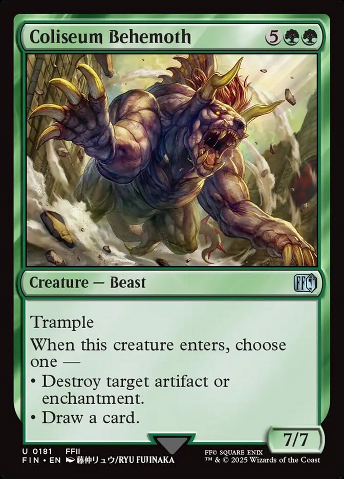 Coliseum Behemoth - FIN-181-NF-FFI-UNI