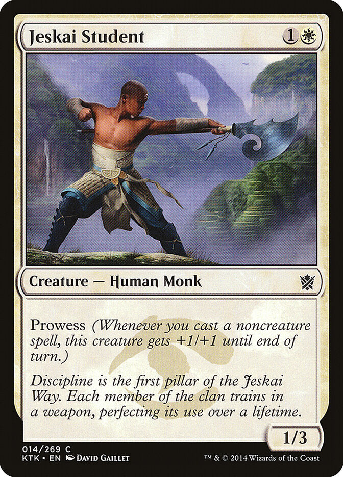 Jeskai Student - carta Magic The Gathering
