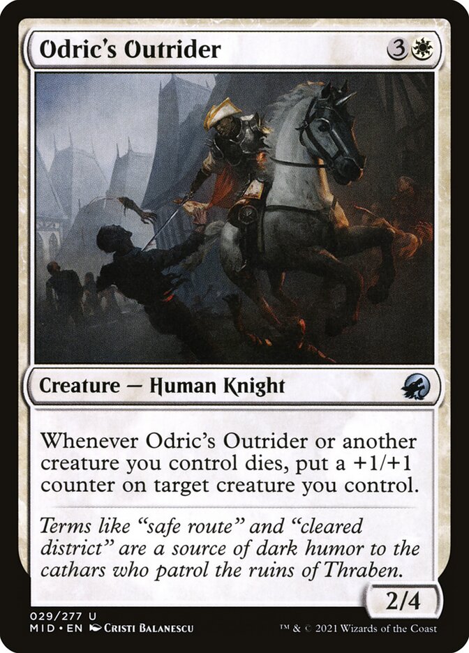 Odric's Outrider - carta Magic The Gathering