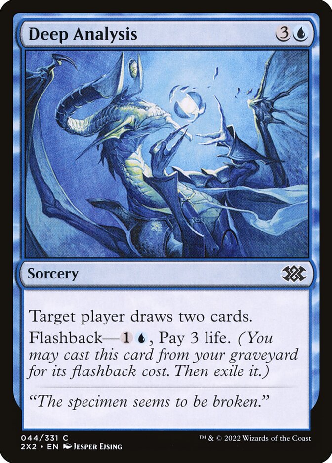Deep Analysis - carta Magic The Gathering