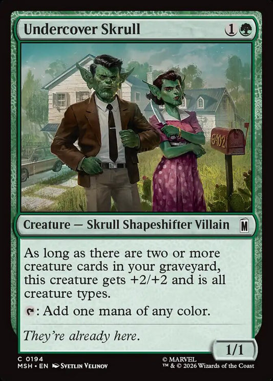 Undercover Skrull - carta Magic The Gathering