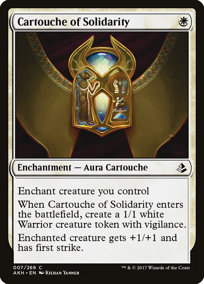 Cartouche of Solidarity - carta Magic The Gathering