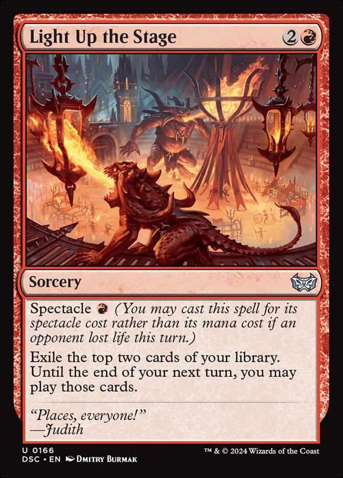 Light Up the Stage - carta Magic The Gathering