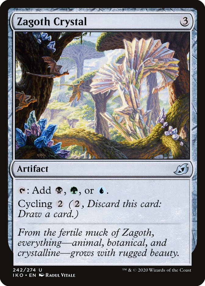 Zagoth Crystal - carta Magic The Gathering