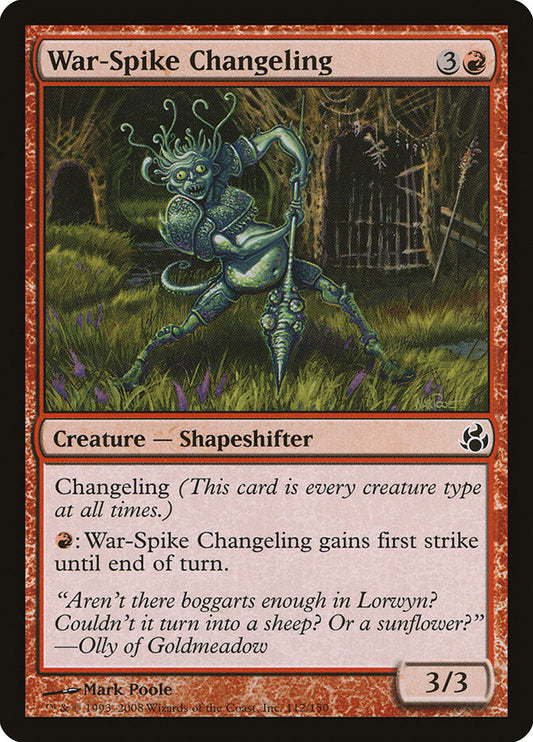 War-Spike Changeling - carta Magic The Gathering