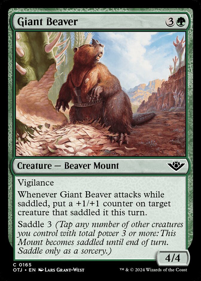 Giant Beaver - carta Magic The Gathering