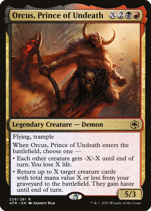 Orcus, Prince of Undeath - AFR-229-NF-LDG