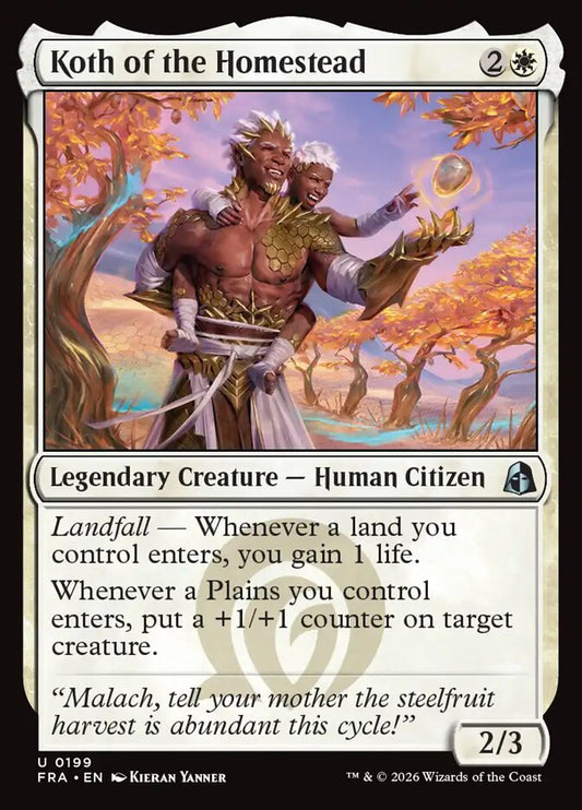 Koth of the Homestead - carta Magic The Gathering