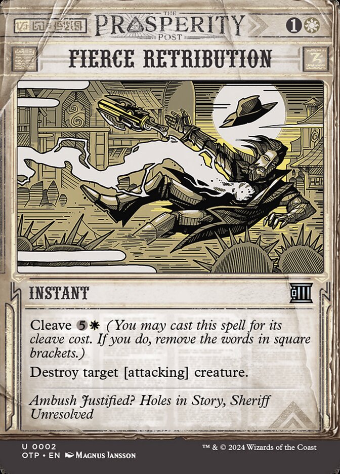 Fierce Retribution - carta Magic The Gathering