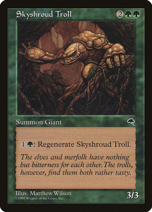 Skyshroud Troll - carta Magic The Gathering
