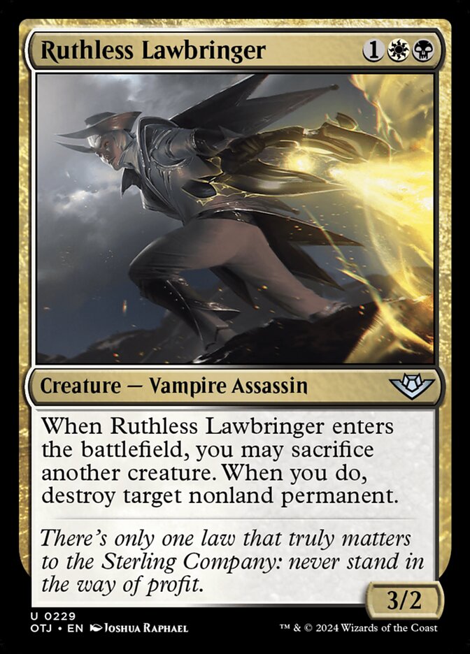 Ruthless Lawbringer - OTJ-229-NF-STD