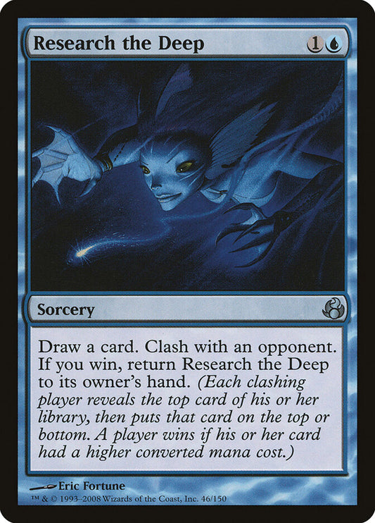 Research the Deep - carta Magic The Gathering