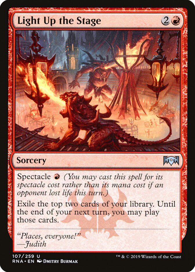 Light Up the Stage - carta Magic The Gathering
