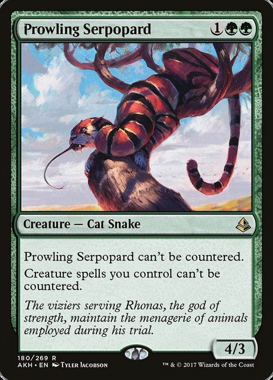 Prowling Serpopard - carta Magic The Gathering