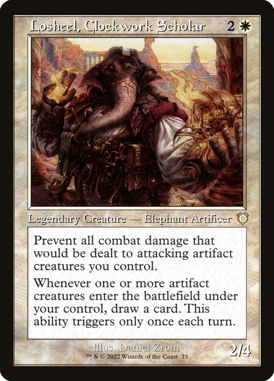 Losheel, Clockwork Scholar - carta Magic The Gathering