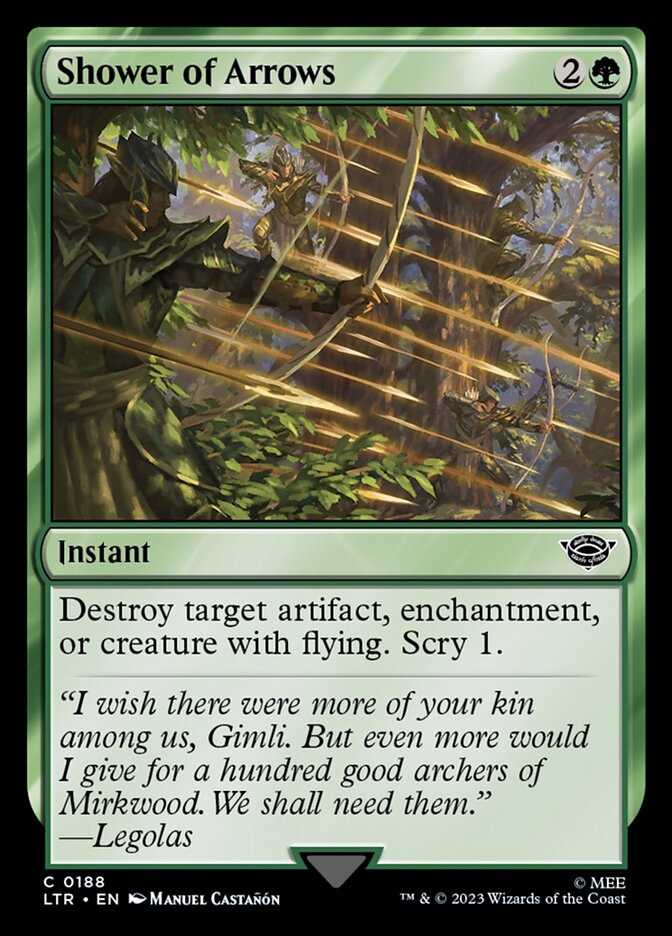 Shower of Arrows - carta Magic The Gathering