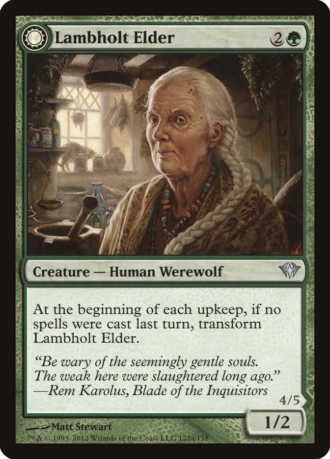 Lambholt Elder - carta Magic The Gathering