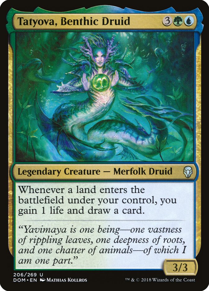 Tatyova, Benthic Druid - carta Magic The Gathering