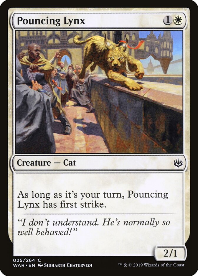 Pouncing Lynx - carta Magic The Gathering
