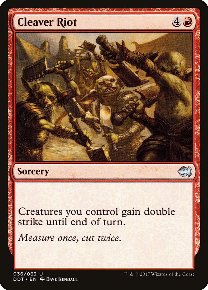 Cleaver Riot - carta Magic The Gathering