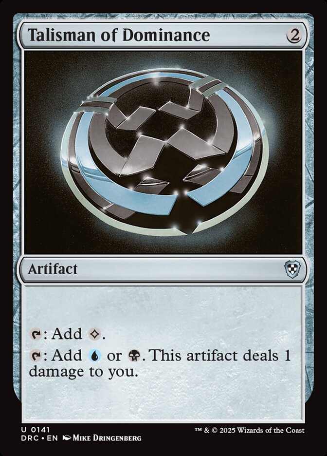 Talisman of Dominance - carta Magic The Gathering