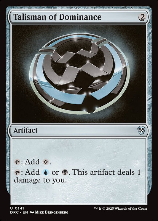 Talisman of Dominance - carta Magic The Gathering