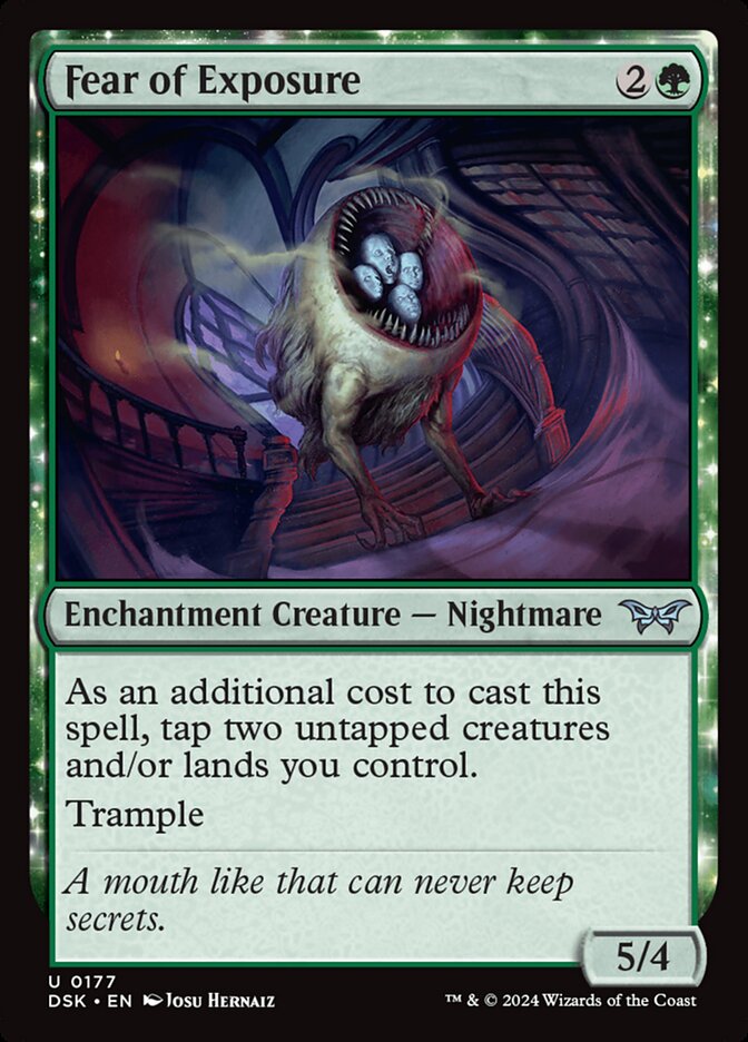 Fear of Exposure - carta Magic The Gathering