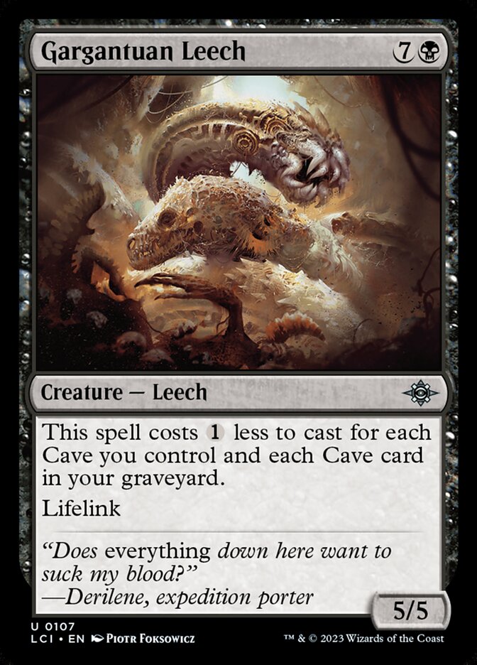 Gargantuan Leech - carta Magic The Gathering