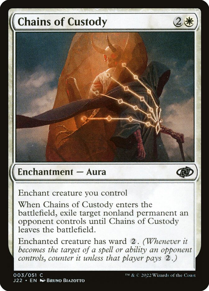 Chains of Custody - carta Magic The Gathering