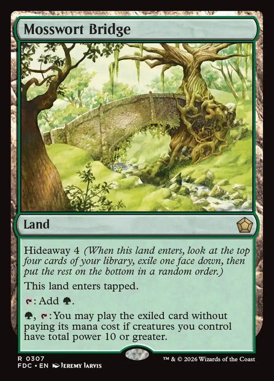 Mosswort Bridge - carta Magic The Gathering