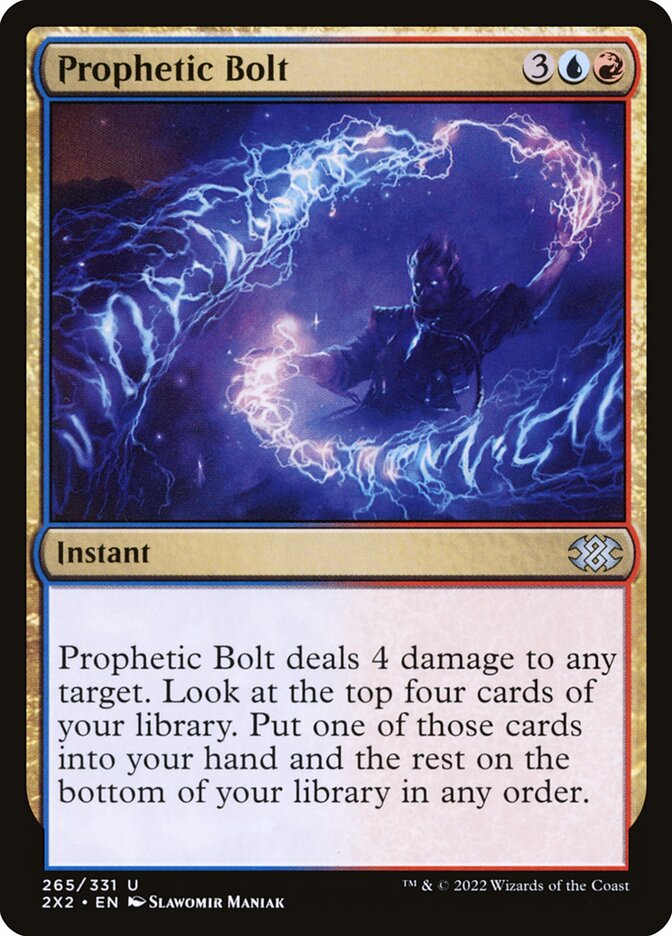 Prophetic Bolt - carta Magic The Gathering